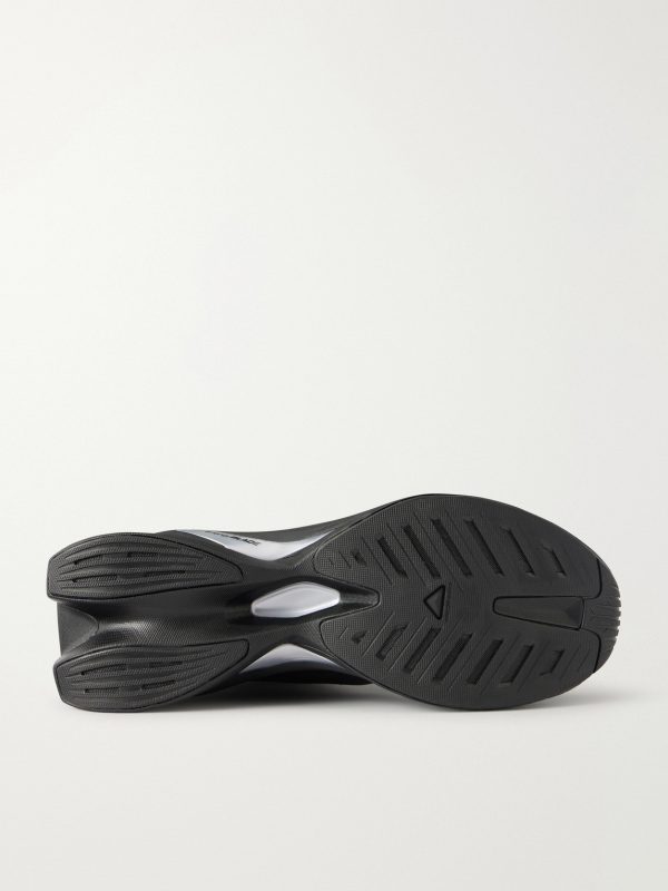 Neuva Advanced Leather and Rubber-Trimmed Mesh Sneakers - E1 Neuva Advanced Leather and Rubber-Trimmed Mesh Sneakers - E1