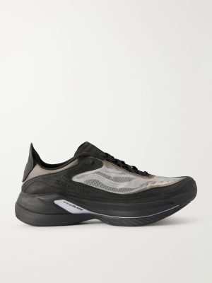 Neuva Advanced Leather and Rubber-Trimmed Mesh Sneakers Neuva Advanced Leather and Rubber-Trimmed Mesh Sneakers