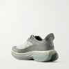 Neuva Advanced Leather-Trimmed Mesh Sneakers - BK