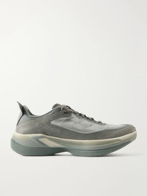 Neuva Advanced Leather-Trimmed Mesh Sneakers Neuva Advanced Leather-Trimmed Mesh Sneakers