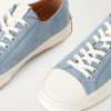 Cassetta Leather-Trimmed Nubuck Sneakers - CU Cassetta Leather-Trimmed Nubuck Sneakers - CU
