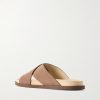 Suede Slides - BK Suede Slides - BK