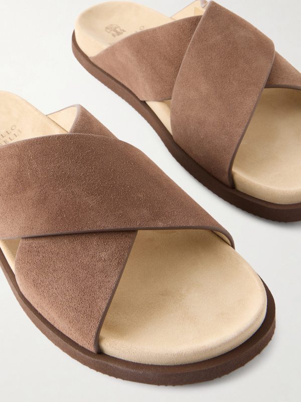 Suede Slides - CU Suede Slides - CU