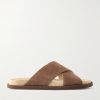 Suede Slides Suede Slides