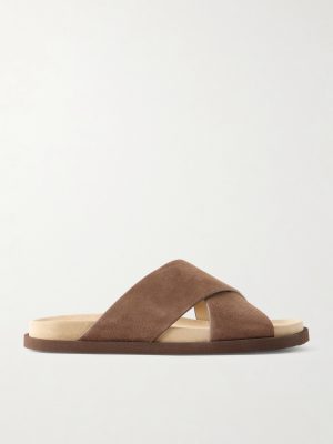 Suede Slides Suede Slides