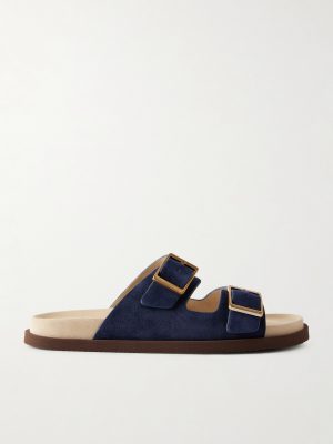 Buckled Suede Sandals Buckled Suede Sandals
