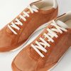 Leather-Trimmed Suede Sneakers - CU Leather-Trimmed Suede Sneakers - CU