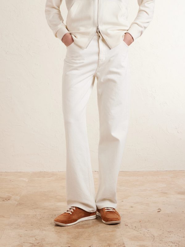 Leather-Trimmed Suede Sneakers - OU Leather-Trimmed Suede Sneakers - OU