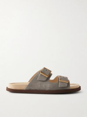 Buckled Suede Sandals Buckled Suede Sandals