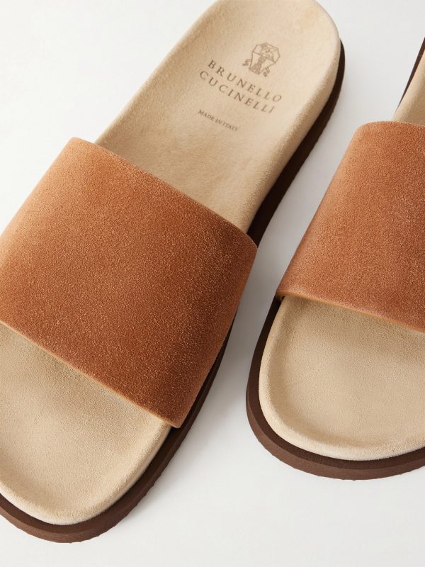 Suede Slides - CU Suede Slides - CU