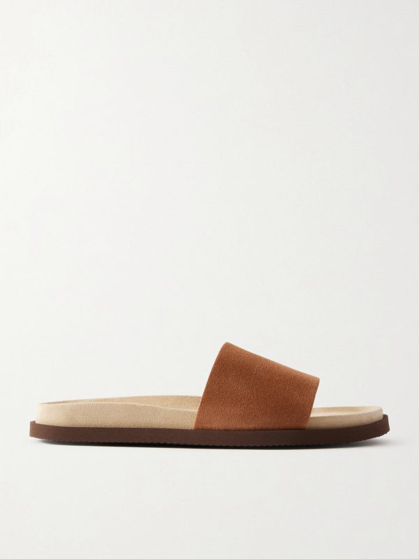 Suede Slides Suede Slides