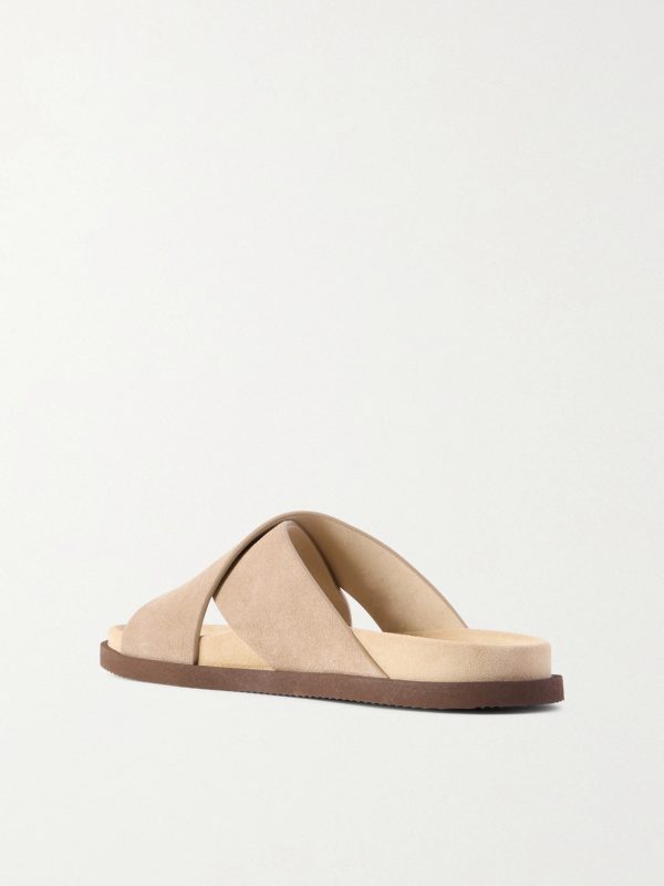 Suede Slides - BK Suede Slides - BK