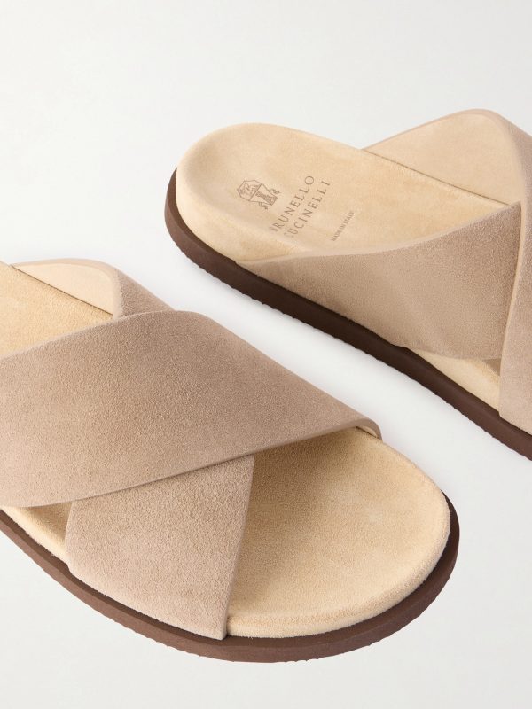 Suede Slides - CU Suede Slides - CU