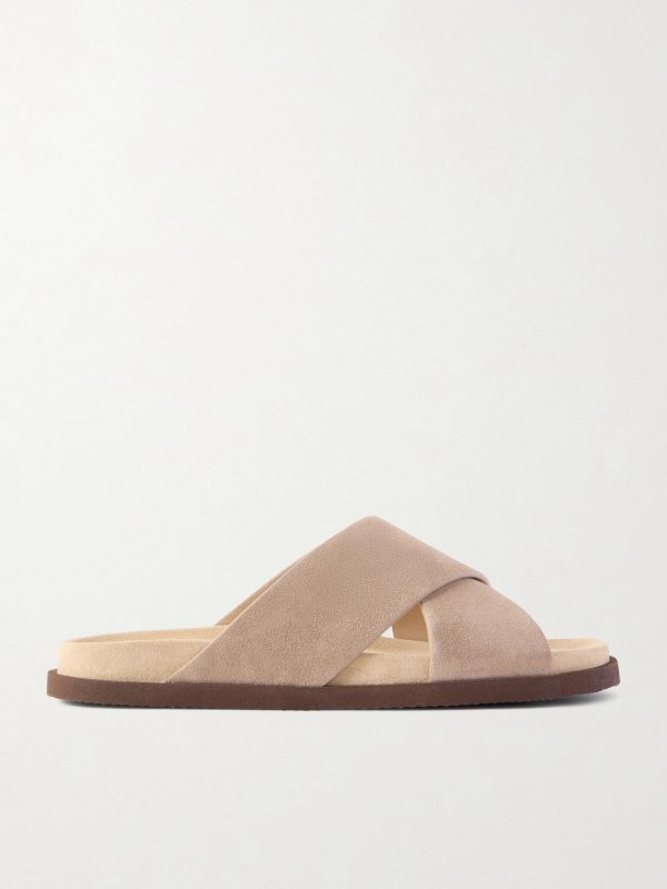 Suede Slides Suede Slides