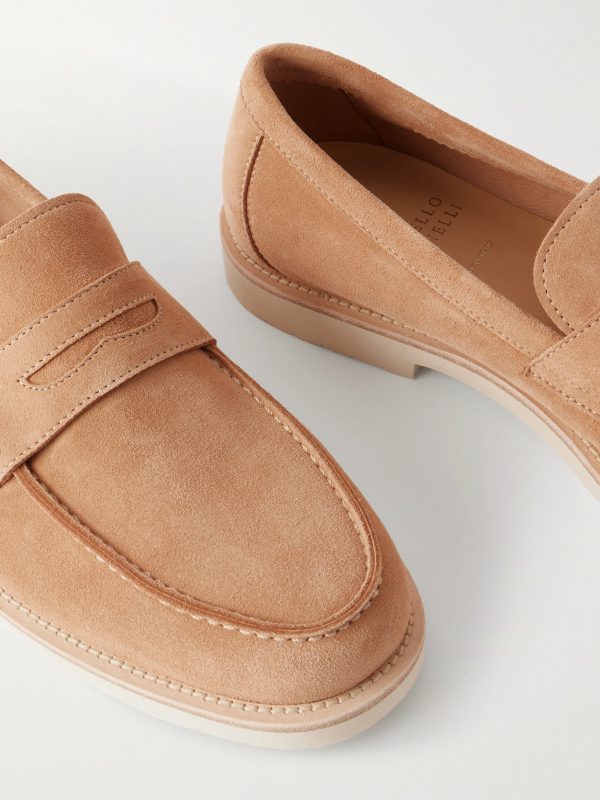 Suede Penny Loafers - CU Suede Penny Loafers - CU
