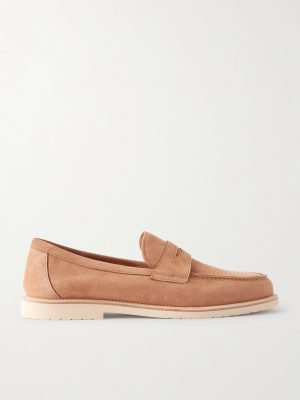 Suede Penny Loafers