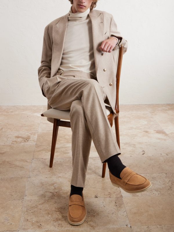 Suede Penny Loafers - OU Suede Penny Loafers - OU