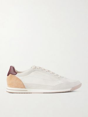 Suede and Leather Sneakers Suede and Leather Sneakers