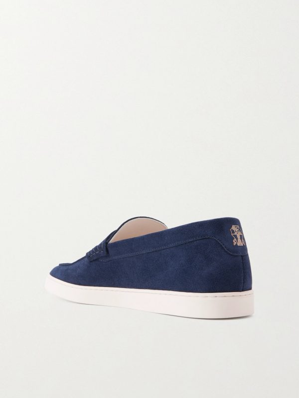 Suede Penny Loafers - BK
