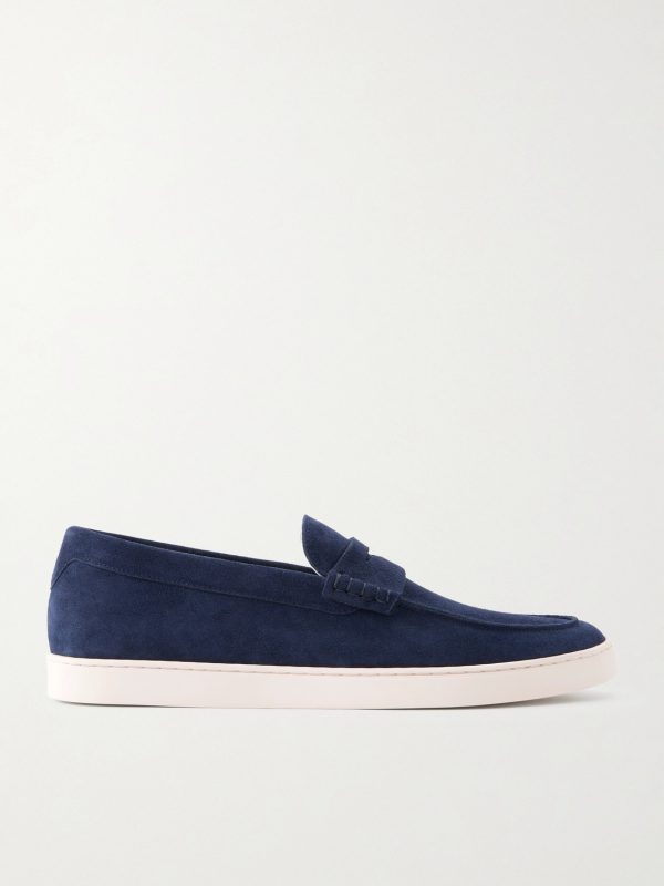 Suede Penny Loafers