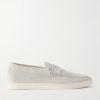 Suede Penny Loafers