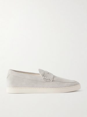 Suede Penny Loafers