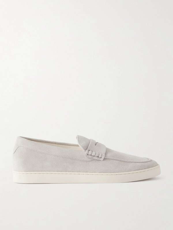 Suede Penny Loafers