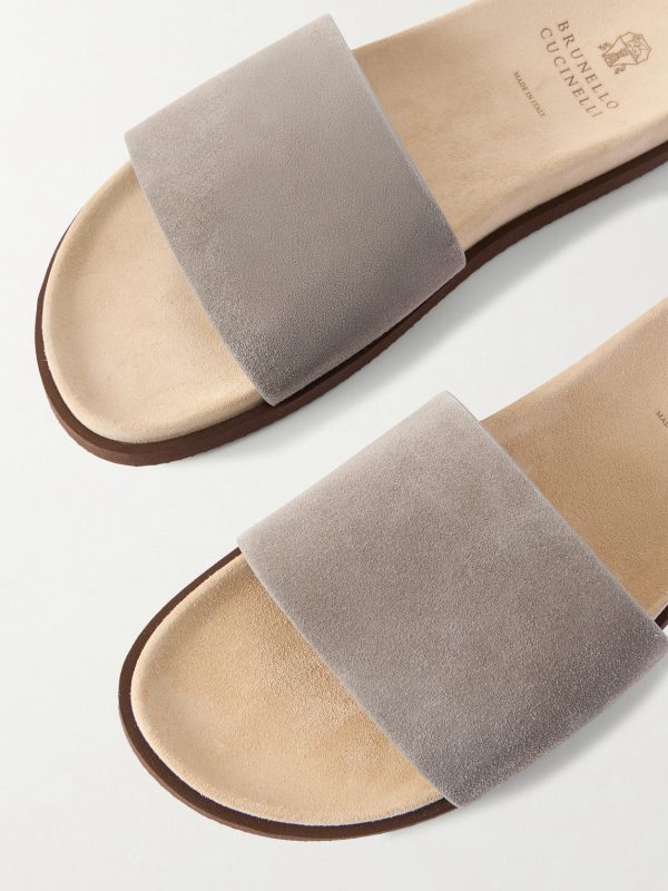 Suede Slides - CU Suede Slides - CU