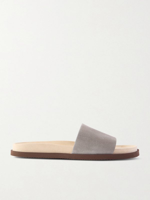 Suede Slides Suede Slides
