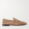 Suede Loafers