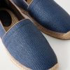 Suede-Trimmed Raffia Espadrilles - CU