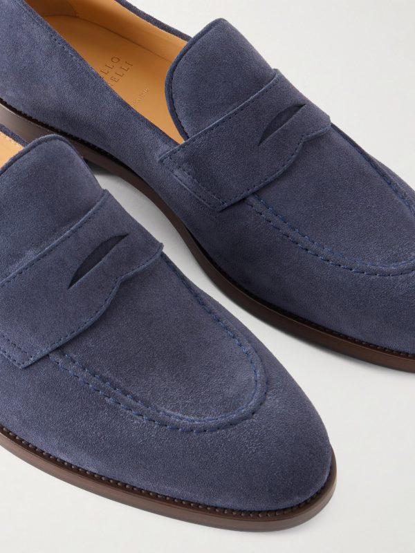 Flex Suede Penny Loafers - CU Flex Suede Penny Loafers - CU