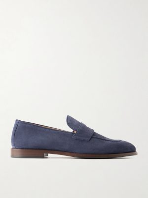 Flex Suede Penny Loafers