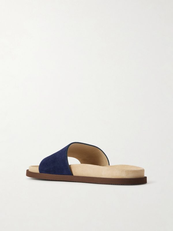 Suede Slides - BK