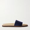 Suede Slides