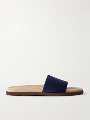 Suede Slides Suede Slides