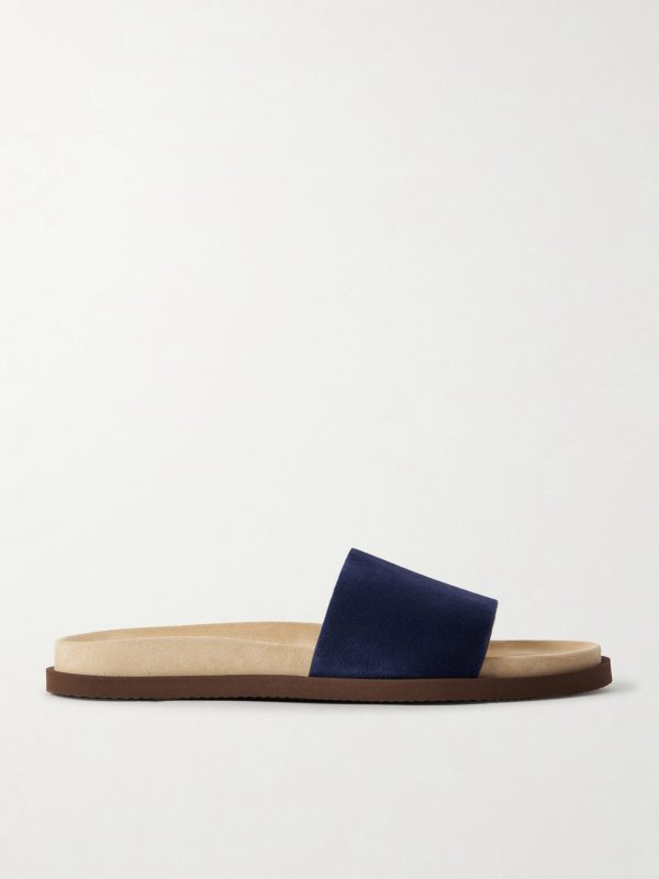 Suede Slides