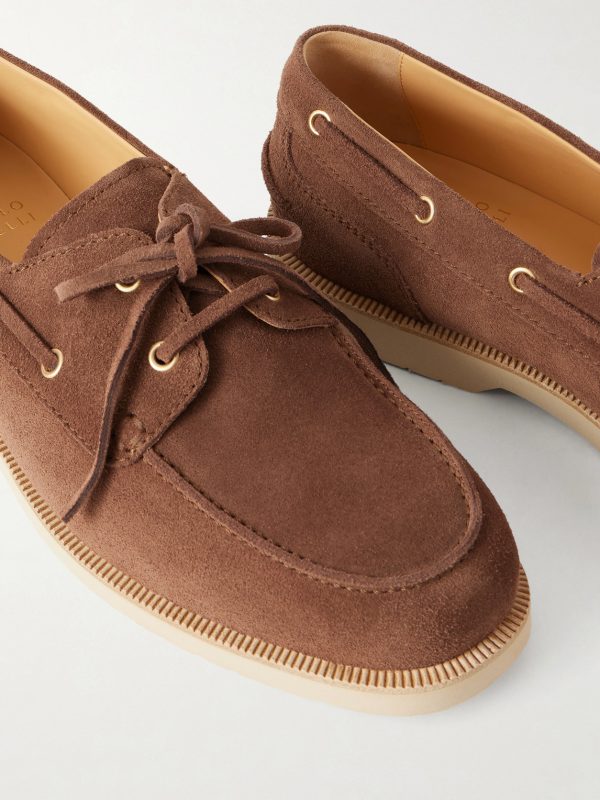 Suede Boat Shoes - CU Suede Boat Shoes - CU