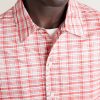 Checked Silk-Blend Shirt - CU Checked Silk-Blend Shirt - CU