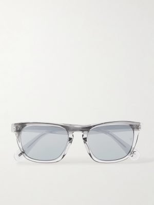 + Roger Federer R-3 Square-Frame Acetate Sunglasses + Roger Federer R-3 Square-Frame Acetate Sunglasses