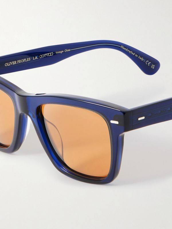 Oliver Sun Square-Frame Acetate Sunglasses - CU