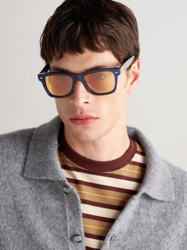 Oliver Sun Square-Frame Acetate Sunglasses - OU