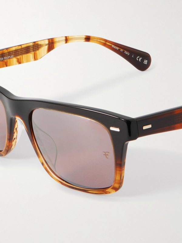 + Roger Federer R-16 Square-Frame Degradé Acetate Sunglasses - CU + Roger Federer R-16 Square-Frame Degradé Acetate Sunglasses - CU