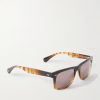 + Roger Federer R-16 Square-Frame Degradé Acetate Sunglasses - FR + Roger Federer R-16 Square-Frame Degradé Acetate Sunglasses - FR