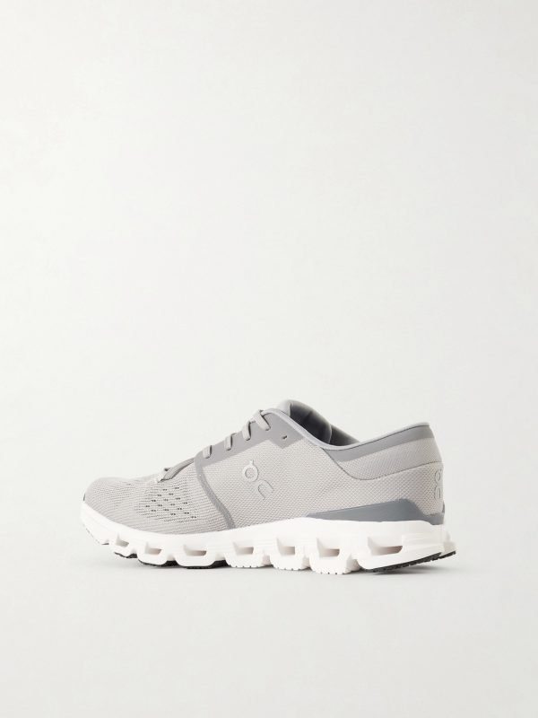 Cloud X 4 Rubber-Trimmed Mesh Running Sneakers - BK
