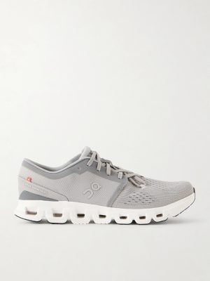 Cloud X 4 Rubber-Trimmed Mesh Running Sneakers Cloud X 4 Rubber-Trimmed Mesh Running Sneakers