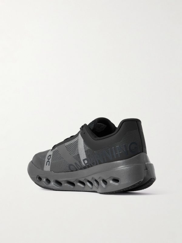 Cloudsurfer Next Rubber-Trimmed Mesh Running Sneakers - BK