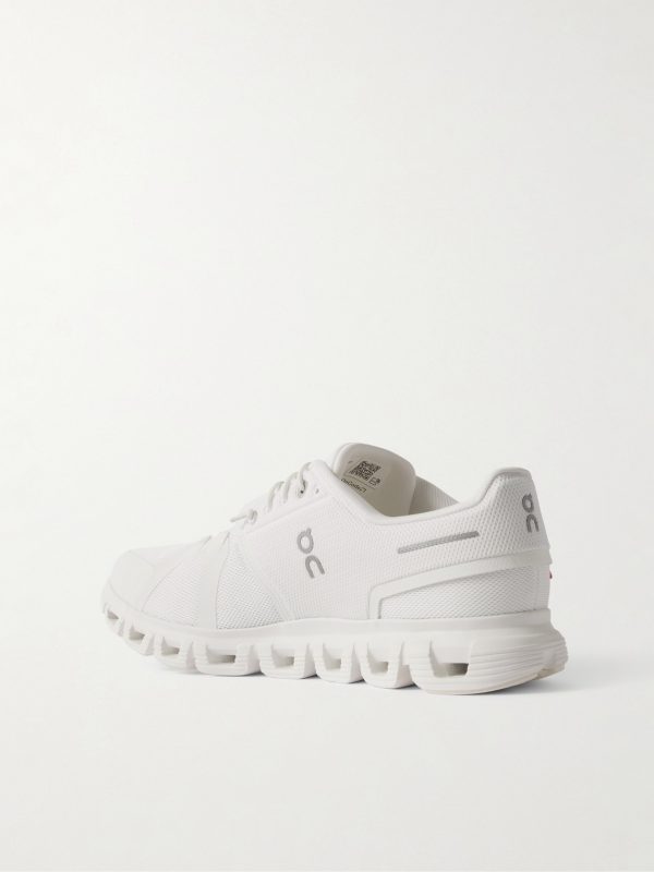 Cloud 6 Rubber-Trimmed Mesh Slip-On Sneakers - BK Cloud 6 Rubber-Trimmed Mesh Slip-On Sneakers - BK