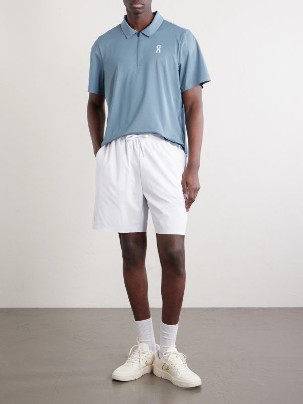 Court Straight-Leg Recycled-Shell Tennis Shorts - OU