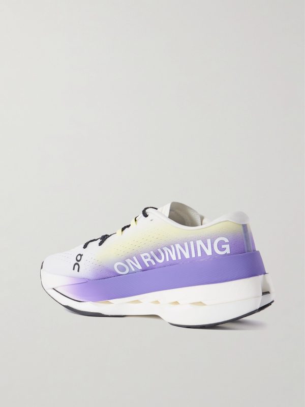Cloudboom Max Rubber-Trimmed Recycled-Mesh Sneakers - BK